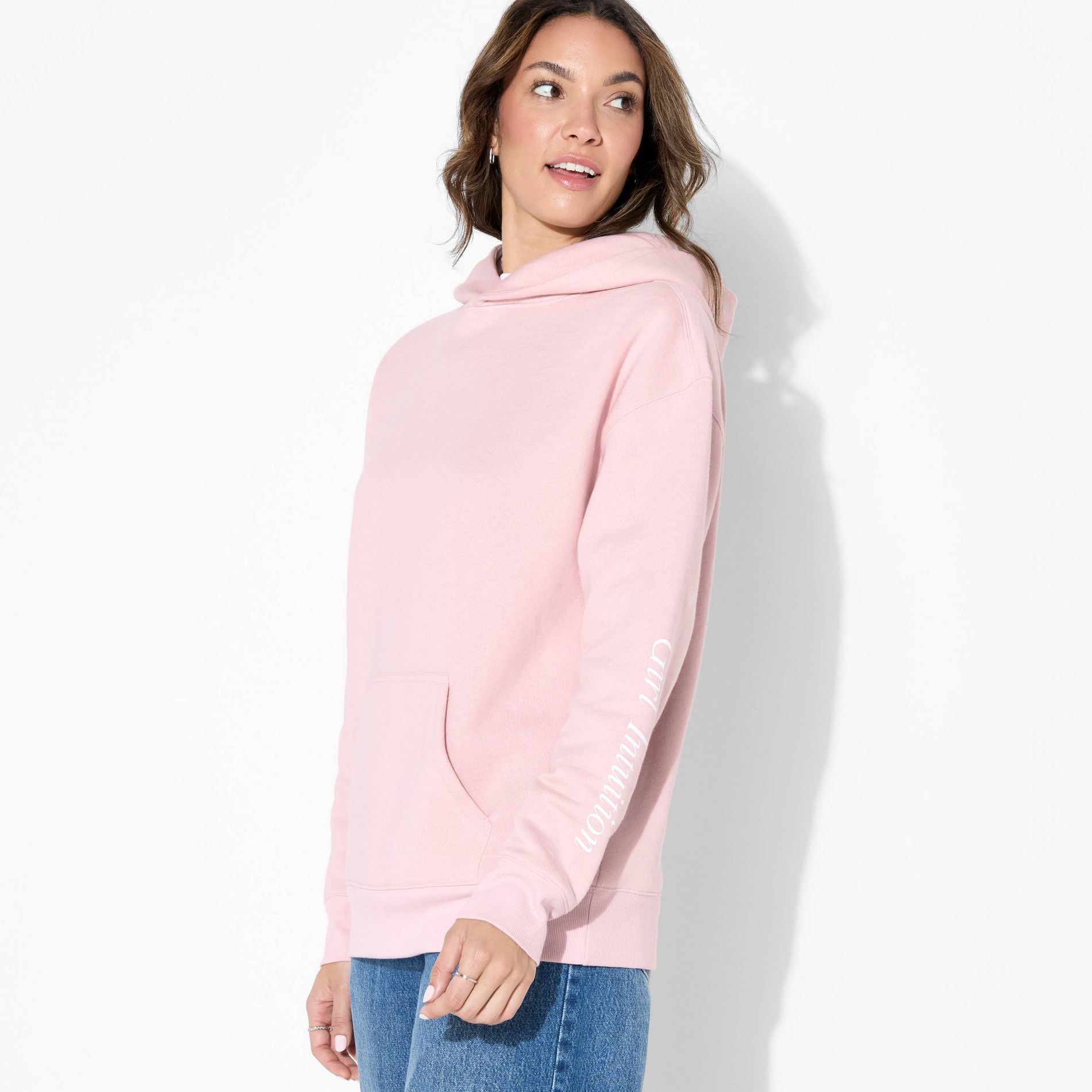 Women's Oversized Hooded Pullover Sweatshirt - Wild Fable™