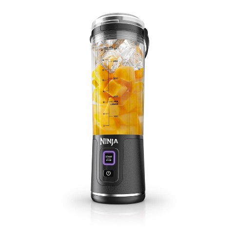 Ninja Blast 18oz Portable Blender Metallic Black Bc151mb 1 speed Dishwasher safe Personal Blender 1 Year Warranty Target