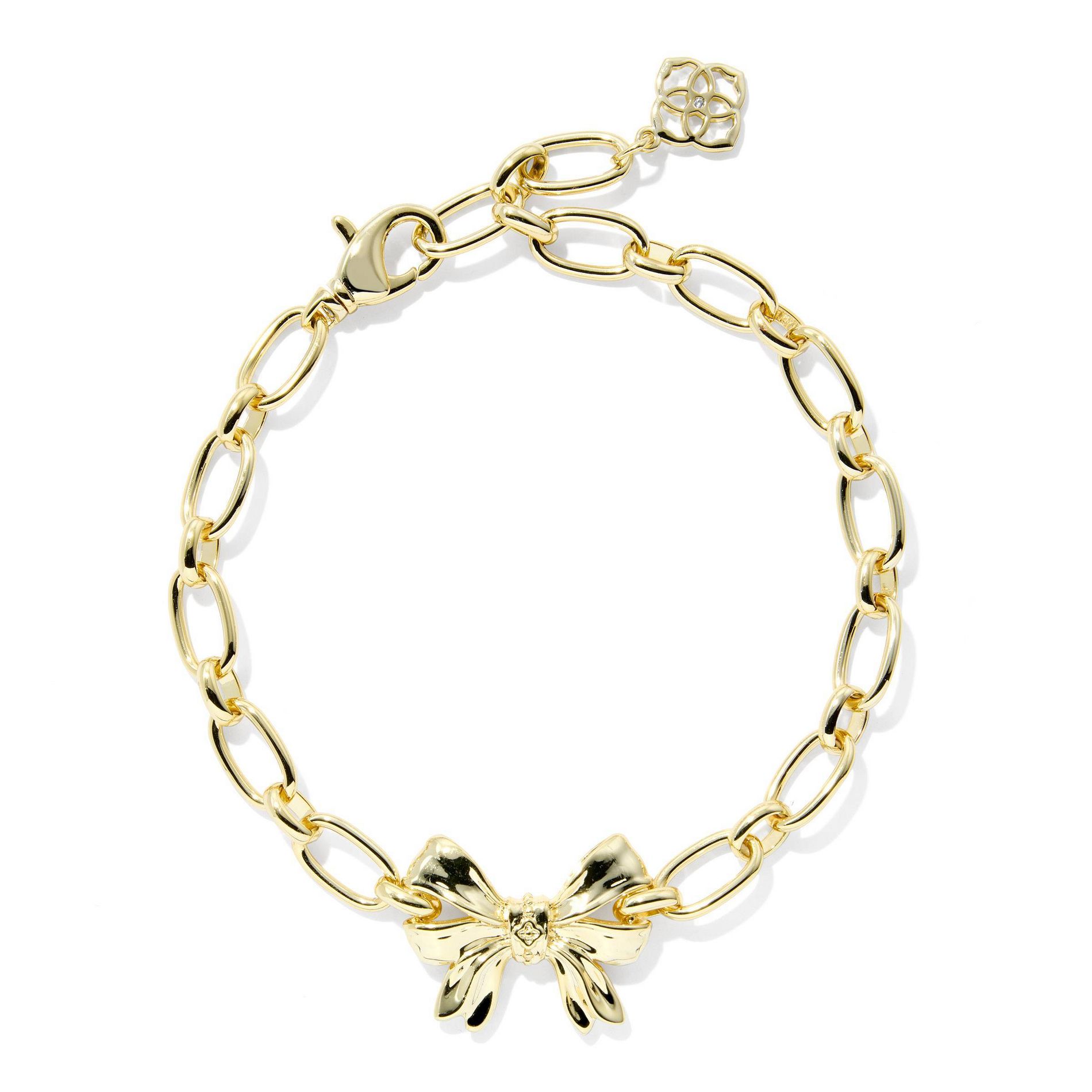 Kendra Scott Belle Bow Chain Bracelet - Gold