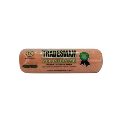 ArroWorthy Tradesman Polyester 9 in. W X 1/2 in. Paint Roller Cover 1 pk (Case of 25)