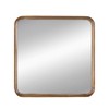 Lyngins 30x38 Inch Wall Mount Vanity Mirror,Modern Irrgeular Bathroom Mirror with Wooden Frame for Bathroom,Bedroom - 3 of 4