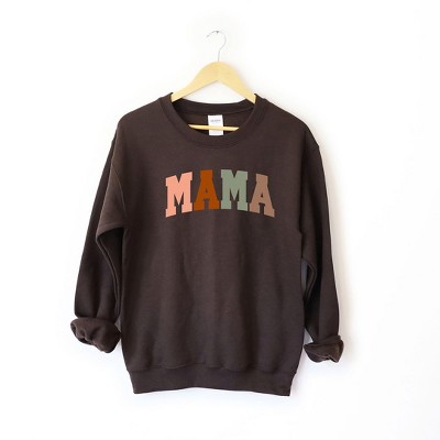 Simply Sage Market Women's Graphic Sweatshirt Mama Block Colorful Bold