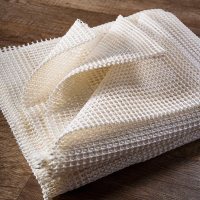 Ultra Stop Cream 12' x 18' Non-Slip PVC Rug Pad