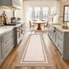 Modern Bordered Area Rugs Washable Contemporary Indoor Rug - 2 of 4