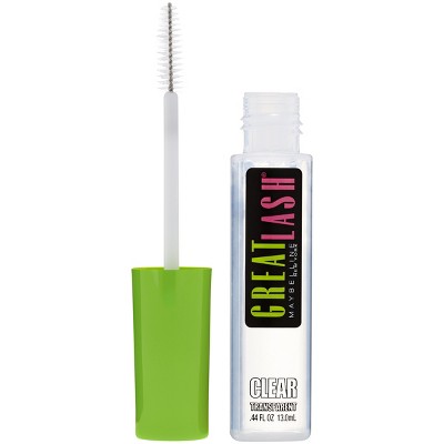 MaybellineGreat Lash Washable Mascara - 110 Clear - 0.44 fl oz: Hypoallergenic, Volumizing & Thickening for Lashes and Brows