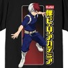 My Hero Academia: Season 2 Shoto Todoroki Men’s Black Short Sleeve Tee - 2 of 4