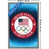 Trends International Team USA: 2026 Winter Olympics (Milan) - Logo Framed Wall Poster Prints - 3 of 4
