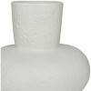 CosmoLiving by Cosmopolitan Set of 2 Ceramic Gourd Style Vase White: Modern Stoneware, Amphora Shape, Tabletop Decor - image 3 of 4