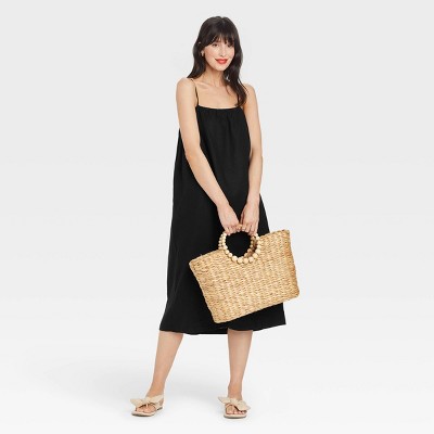 black linen dress target