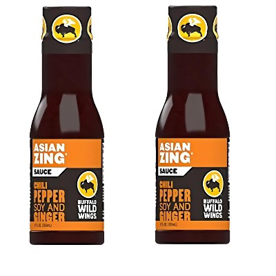 Buffalo Wild Wings Asian Zing Sauce 12 fl oz (Pack of 2)