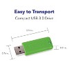 Verbatim PinStripe 32GB USB 3.0 Type-A Flash Drive Assorted Colors 5/Pack (70388) - 3 of 4