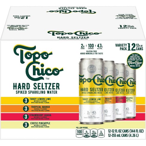 Topo Chico Hard Seltzer Variety Pack 12pk 12 Fl Oz Slim Cans Target