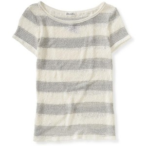 Aeropostale Womens Sheer Swing Back Knit Blouse - 1 of 2