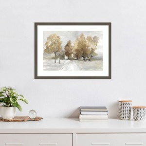 Amanti Art Trail Under The Trees by Allison Pearce Wood Framed Wall Art Print - 1 of 4