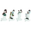 Northlight Winter Ready Glitter Snowman Christmas Stocking Holders - 7" - Set of 4 - 3 of 4
