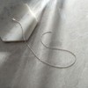 Ross-Simons Italian 1mm 14kt White Gold Twisted Sparkle-Chain Necklace - 3 of 4