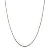 Black Bow Jewelry 2mm Sterling Silver Solid Classic Round Snake Chain Necklace - image 2 of 4