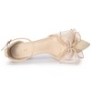 Allegra K Women's Bow Knot Pointed Toe Block Heel Pumps - 4 of 4