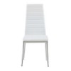 KTMBDW Dining Chairs Set of 4, Upholstered Kitchen Chairs with Padded Seat and  Chrome Plated Legs for Dining Room, Restaurant, Armless Design - 4 of 4