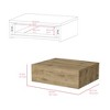 NicBex 15.7 inch Wide Floating Nightstand with 1 Drawer,Wall-Mounted Side Table with Solid Wood Frame,Bedside Table for Bedroom,Living Room - 3 of 4