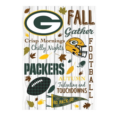 Evergreen Green Bay Packers Garden Flag 12 x 18 Inches Indoor Outdoor Decor