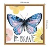 Amanti Art Beautiful Butterfly IV by Sara Zieve Miller Canvas Wall Art Print Framed 16-in. x 16-in. - 4 of 4