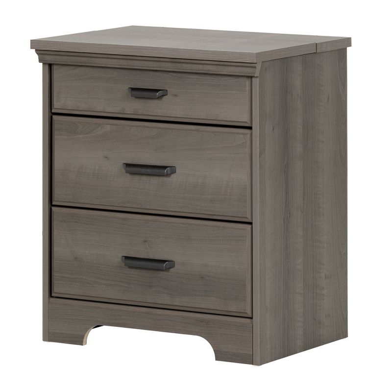Flexible Nightstand with Charging Station and Drawers - South Shore, 1 of 11