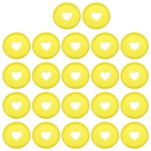 Unique Bargains Plastic DIY Notebook Planner Heart Book Binding Discs 22 Pcs - 1 of 4