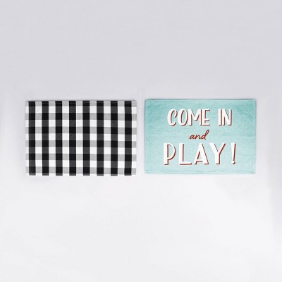 2ct Mini Playhouse Rug - Bullseye's Playground™