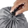Generic Drawstring Bag with Toggle - Nylon Cinch and Ditty Pouch - 4 of 4