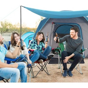 Acekool Camping Tent, Easy Setup 4-6 Person Family Tent, Waterproof, Lightweight, Spacious, Portable Shelter for Outdoor Adventures, Travel - 1 of 4