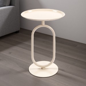 17.7" Lantern-Style Metal End Coffee Table (24" Height) - 1 of 4