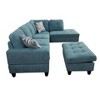 Elevate Your Living Space with Our Stylish L-Shaped Sectional Sofa �C Comfort, Functionality, and Aesthetic - 3 of 4
