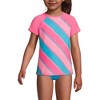 Lands' End Kids Slim Short Sleeve Crew Neck UPF 50 Swim Rash Guard - 3 of 3