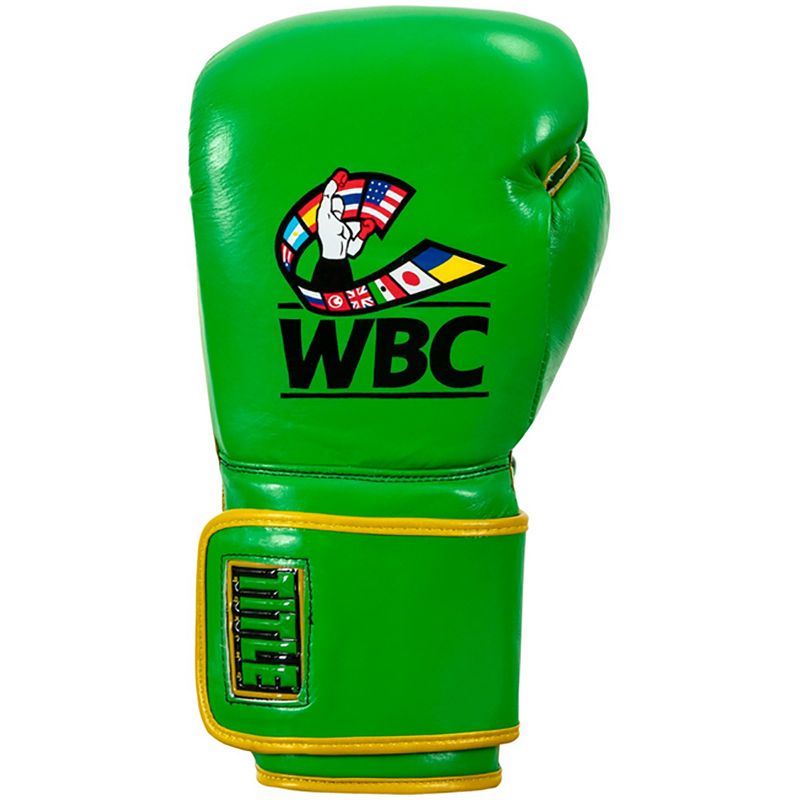 Title Boxing WBC Hook and Loop Bag Gloves - Green/Black, 3 of 7