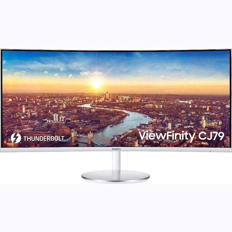 Samsung LC34J791WTNXZA-RB 34" CJ791 Thunderbolt 3 Ultra Wide Screen Curved Monitor - Certified Refurbished, 1 of 9