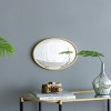 GlasFlength Decorative Wall Mirrors Circle Accent Mirror Wall Mirror Antique Classic Mirror Decorative Mirror for Living Room, Gold, 15"*1.2"*15" - 4 of 4