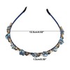 Unique Bargains Women's Bling Unspecified Shapes Rhinestone Headband 4.92"x0.59" 1Pc - 4 of 4
