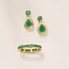 Ross-Simons 1.10 ct. t.w. Emerald Eternity Band in 14kt Yellow Gold - 4 of 4