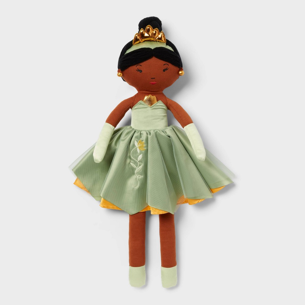 Photos - Doll Princess Tiana Kids' Pillow Buddy - The Disney Collection by Pillowfort™