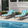 Crestlive Products Patio Outdoor Chaise Lounge Cushion Beige 2 PC - 2 of 4