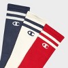 Champion Authentic Originals Men's 3pk Varsity Cushion Crew Socks - 6-12 - 3 of 4