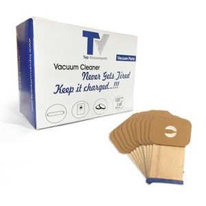 Topvacuumparts Vacuum Bags for Electrolux Canister - Style C - (Bag of 10) - 1 of 4