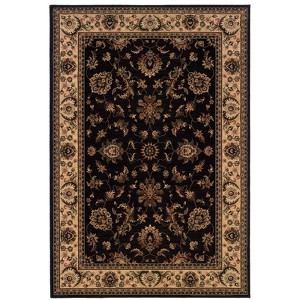 Oriental Weavers Ariana 311K3 Black/ Ivory Indoor Area Rug - 4' x 6" - 1 of 4