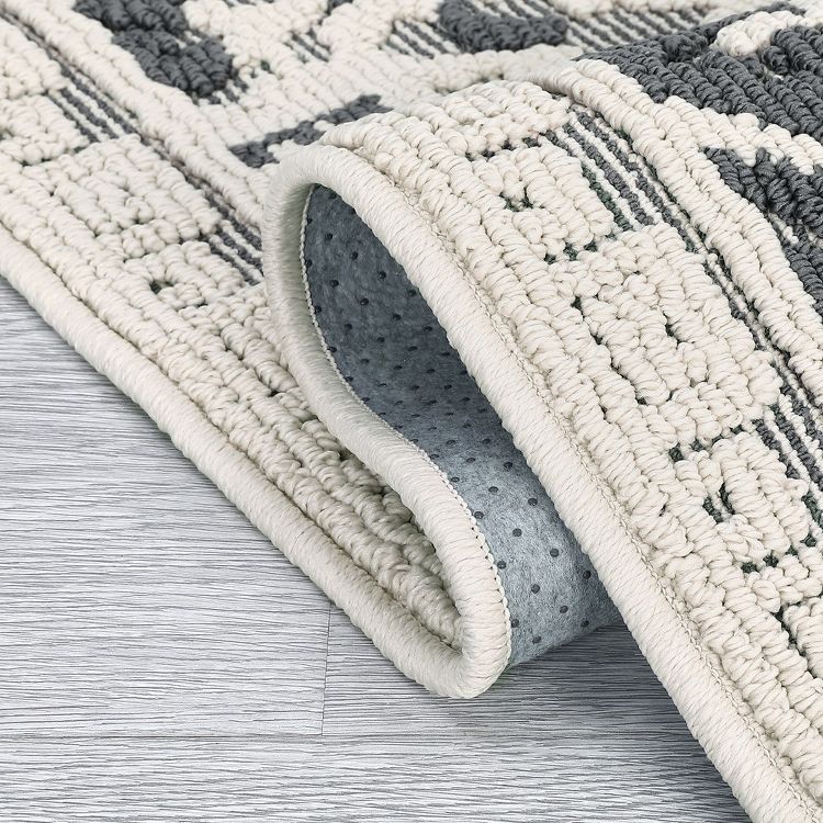 Vintage Boho Rug Shag Rugs for Living Room Bedroom High Low Pile Area ...