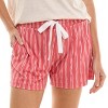 Jaclyn NY Womens 3 Piece Pajama Set, Top, Bermuda Shorts, and Shorts - 4 of 4