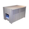 33" Cat Litter Box Furniture Enclosure with Scratch Pad,Modern Hidden Cat House Cabinet – LAOTIES - 4 of 4