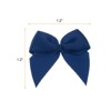 Unique Bargains Fabric Craft DIY Gift Packaging Accessories Satin Mini Ribbon Bows 150 Pcs - 2 of 4