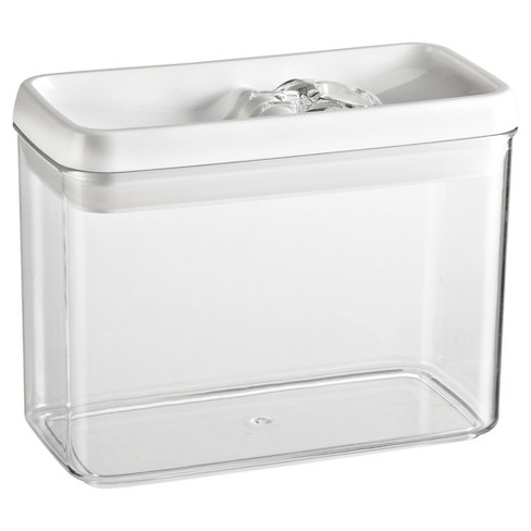 Felli Flip Tite 61oz Acrylic Rectangular Canister