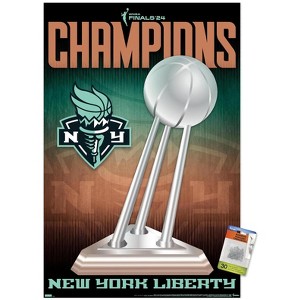 Trends International WNBA New York Liberty - 2024 WNBA Finals Team Logo Unframed Wall Poster Prints - 1 of 4